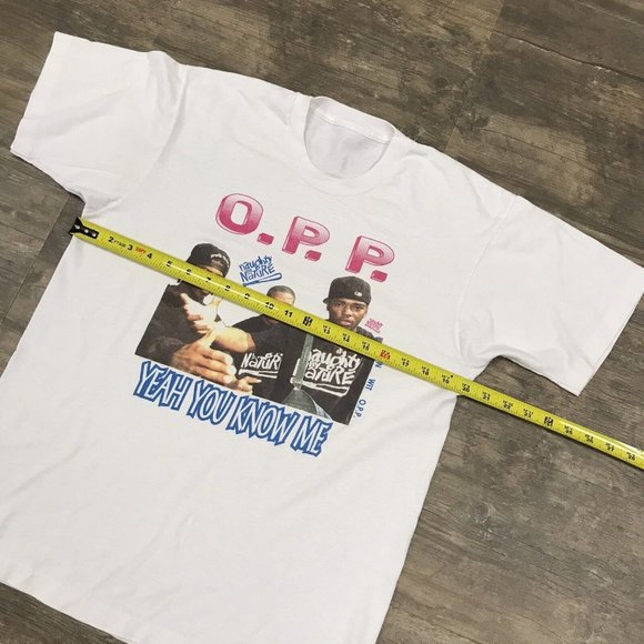 Vintage Naughty By Nature O.P.P Yeah You‎ Know Me Single Stitch NO TAG - Picture 8 of 9